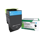 Lexmark 71B50C0 Toner Orj. CS317, CS417, CS517, CX317, CX417, CX517 - Cyan (2.3K)