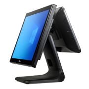 Tiwox POS PC Terminal, TP-9500D, 15,6'' Dokunmatik+13.2'' Müşteri Ekranı, i7, 8GB DDR4, 128GB SSD, Siyah