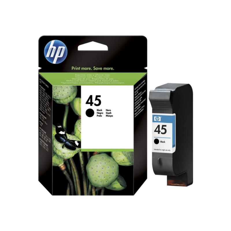 HP 45 Black Siyah 42ML Kartuş Orj. 51645AE