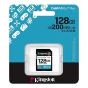 Kingston SDG4/128GB 128GB SDXC Canvas Go Plus Gen4 200MB/s C10 UHS-I U3 V30 Hafıza Kartı