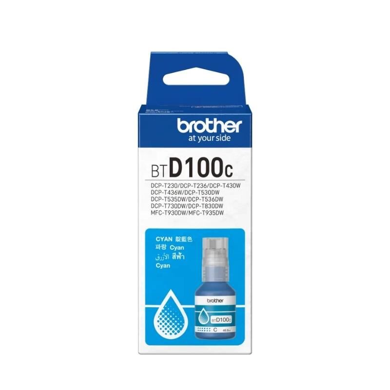 Brother BTD100C Mürekkep Cyan Orj. 48ml, T230, T430, T530, T730, T830,T930