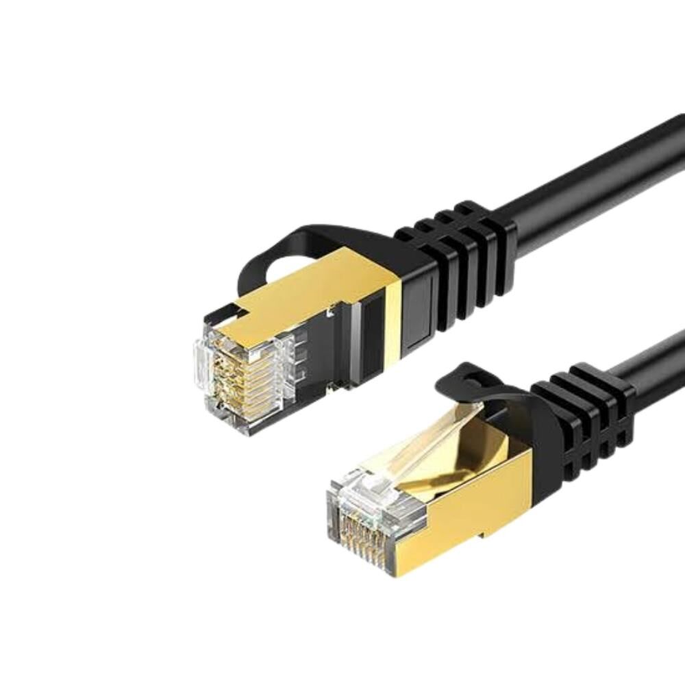 Elitstore Cat7 Patch Kablo 3 Metre, 10 Gbps 600 MHz, Siyah - CAT7-3MT-S
