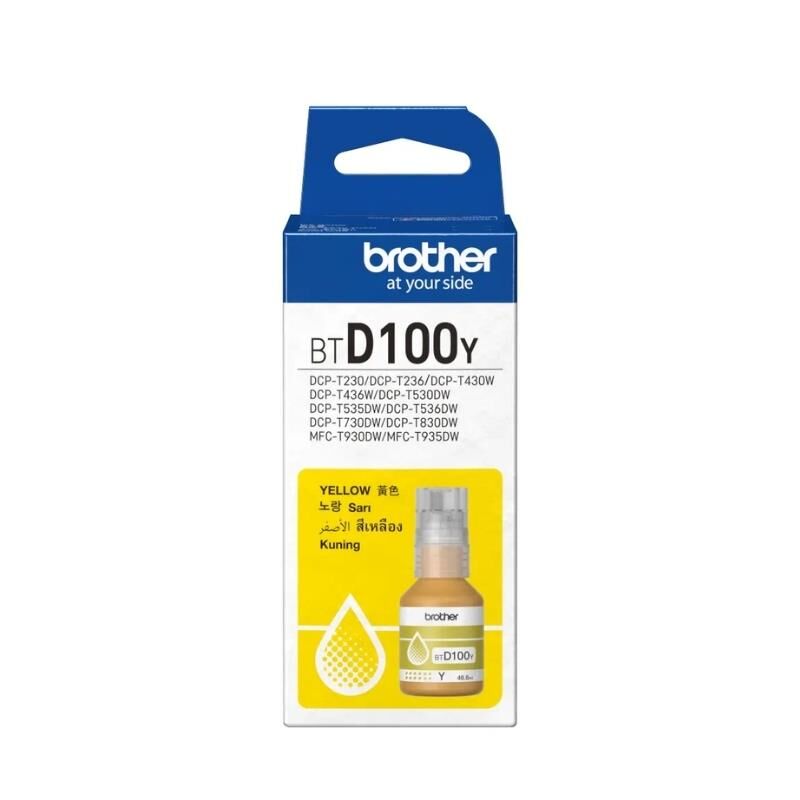 Brother BTD100Y Mürekkep Yellow Orj. 48ml, T230, T430, T530, T730, T830,T930