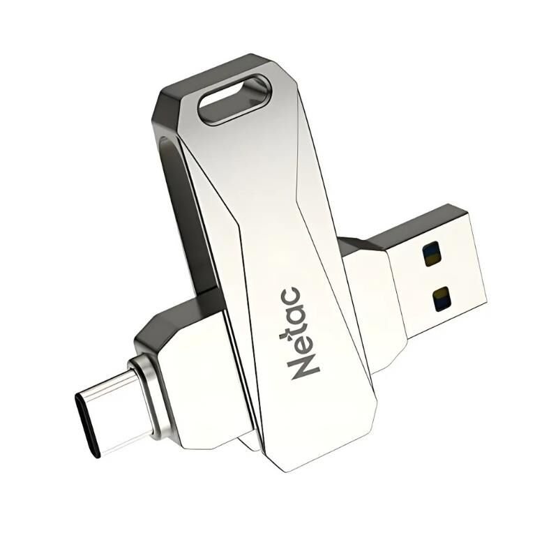 Netac 256GB Type-C + USB 3.0 Flash Bellek - NT03U782C-256G-30PN