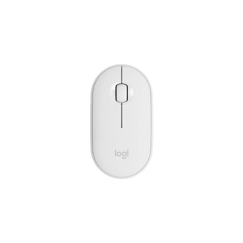 Logitech M350 Pebble, Kablosuz Mouse Beyaz, Bluetooth, 910-005716