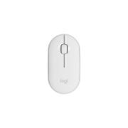 Logitech M350 Pebble, Kablosuz Mouse Beyaz, Bluetooth, 910-005716