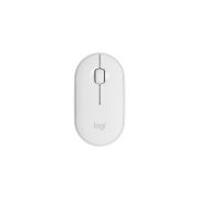 Logitech M350 Pebble, Kablosuz Mouse Beyaz, Bluetooth, 910-005716