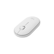 Logitech M350 Pebble, Kablosuz Mouse Beyaz, Bluetooth, 910-005716