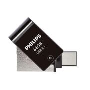 PHILIPS 128GB USB 3.1 Type-C Bellek, 2 in 1 Metal - FM12DC152B/00