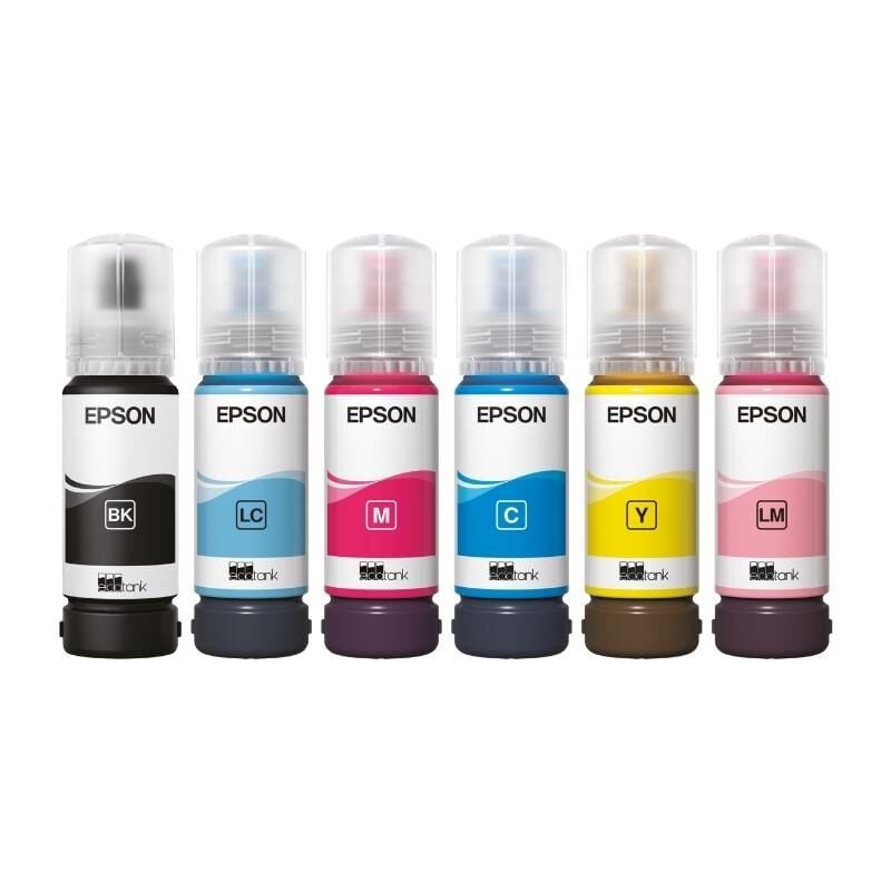 Epson 108 Mürekkep Seti Orj. (6 Renk) L8050, L18050 (6x70ml)