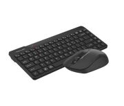 A4 Tech FG2200 AIR2 Mini Kablosuz Klavye Mouse Seti, Usb, Siyah