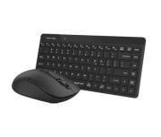 A4 Tech FG2200 AIR2 Mini Kablosuz Klavye Mouse Seti, Usb, Siyah