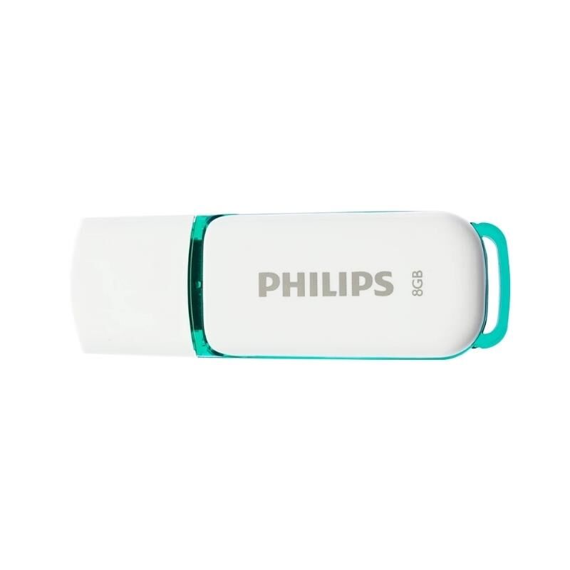 PHILIPS  8GB USB Bellek, 2.0 Snow Yeşil/Beyaz - FM08FD70B/00