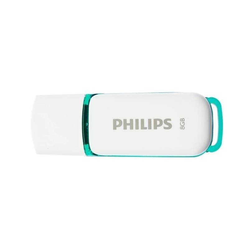 PHILIPS  8GB USB Bellek, 2.0 Snow Yeşil/Beyaz - FM08FD70B/00