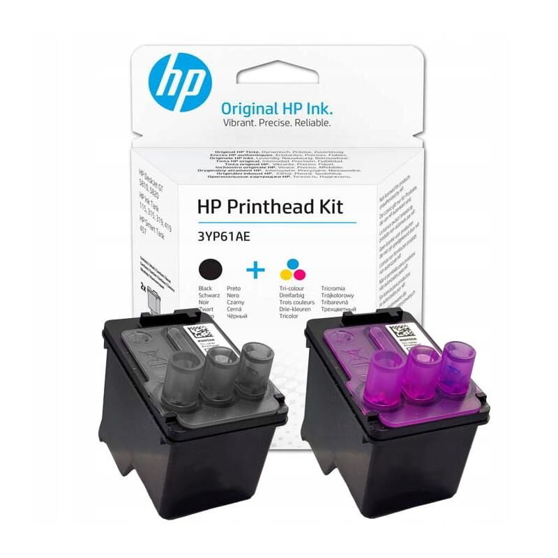 HP 3YP61AE Orijinal Renkli, Siyah Baskı Kafası Kiti, Inkjet 115, 315, 319, 415, 5810, 5820