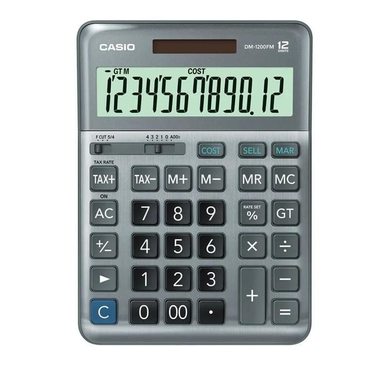 Casio DM-1200FM Masaüstü Hesap Makinesi 12 Hane