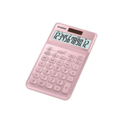 Casio JW-200SC-PK 12 Haneli Masaüstü Hesap Makinesi - Pembe
