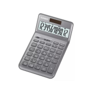 Casio JW-200SC-GY 12 Haneli Masaüstü Hesap Makinesi - Gri