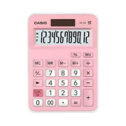 Casio MX-12B-PK Pembe 12 Hane Masaüstü Hesap Makinesi