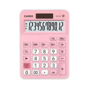 Casio MX-12B-PK Pembe 12 Hane Masaüstü Hesap Makinesi