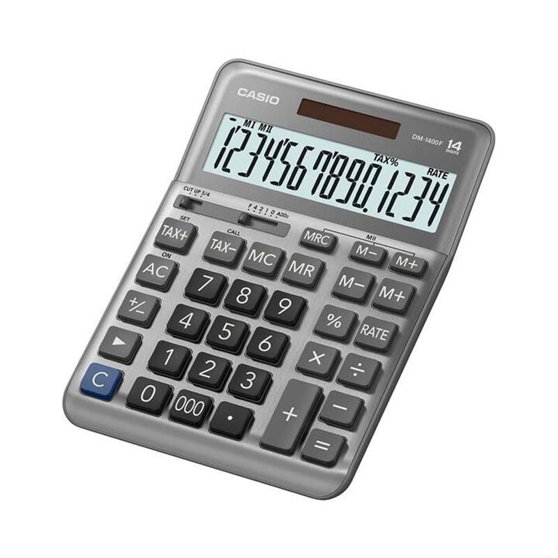 Casio DM-1400F 14 Haneli Masaüstü Hesap Makinesi