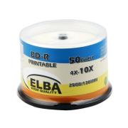 Elba Blu-Ray BD-R 10X 25 gb 50'li Cake Box (Printable)