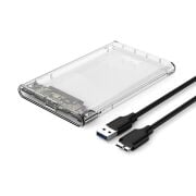 Netac 2.5'' Şeffaf Disk Kutusu Sata to USB 3.0 HDD - NT07WH11-30B0