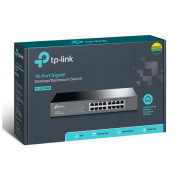 Tp-Link TL-SG1016D - 16 Port 10/100/1000 Mbps Gigabit Switch, Rack Mount