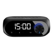 Mikado MD-W7 1200mAh 5W Siyah Bluetooth-Aux-Derece-Usb-FM Double Alarmlı Saat Speaker Speaker