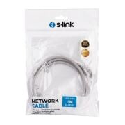 S-Link SL-CAT601 Cat6 Patch Kablo 1 Metre Gri
