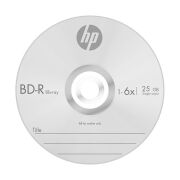 HP Blu-Ray BD-R 6X 25GB 25Li Cake Box (Printable)