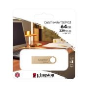 Kingston 64GB Metal USB 3.2 SE9 G3 Flash Bellek - DTSE9G3/64GB