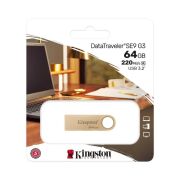 Kingston 64GB Metal USB 3.2 SE9 G3 Flash Bellek - DTSE9G3/64GB