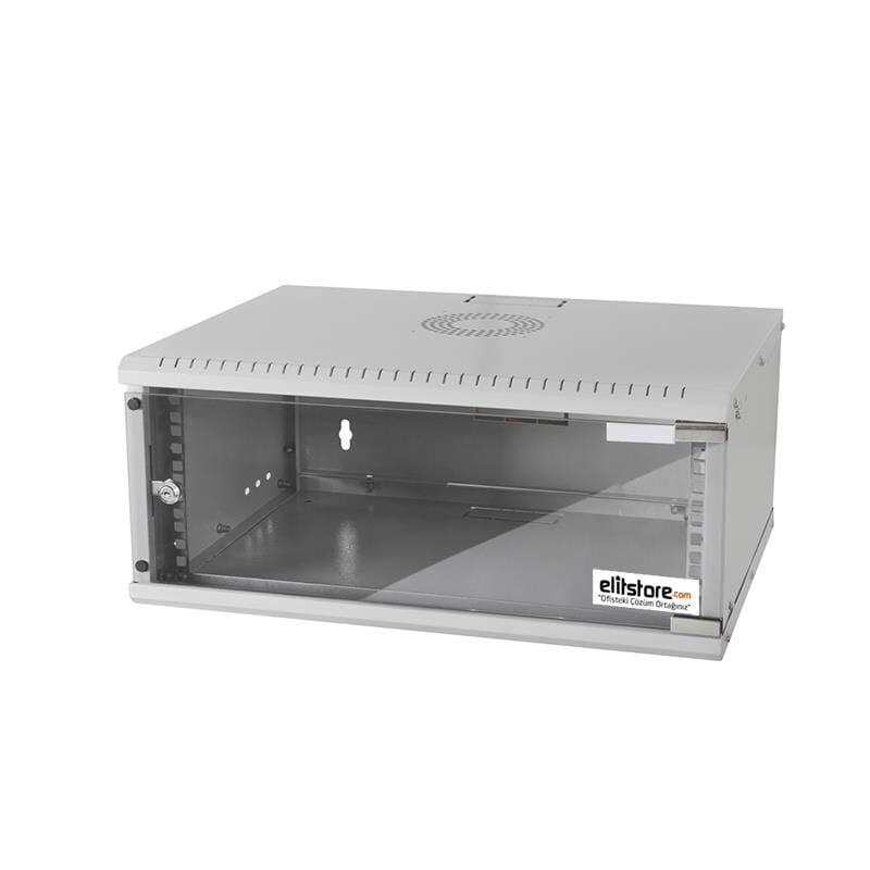 Elitstore 4U Soho Rack Kabin 19 inc W 530mm D 400mm Beyaz