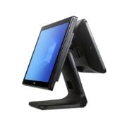 Tiwox POS PC Terminal, TP-7650D, 18,5'' Dokunmatik+13.2'' Müşteri Ekranı, i7, 8GB DDR4, 128GB NVMe SSD, Siyah