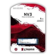 Kingston 1TB NV3 M.2 2280 NVMe SSD, PCIe 4.0 Gen 4x4, Up to 6000 MB/s - SNV3S/1000G