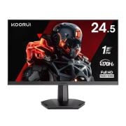 Koorui 24.5'' 25E3A Gaming 170Hz Monitör Siyah 1ms1920x1080, 170Hz, HDMI, DP, FreeSync, Vesa