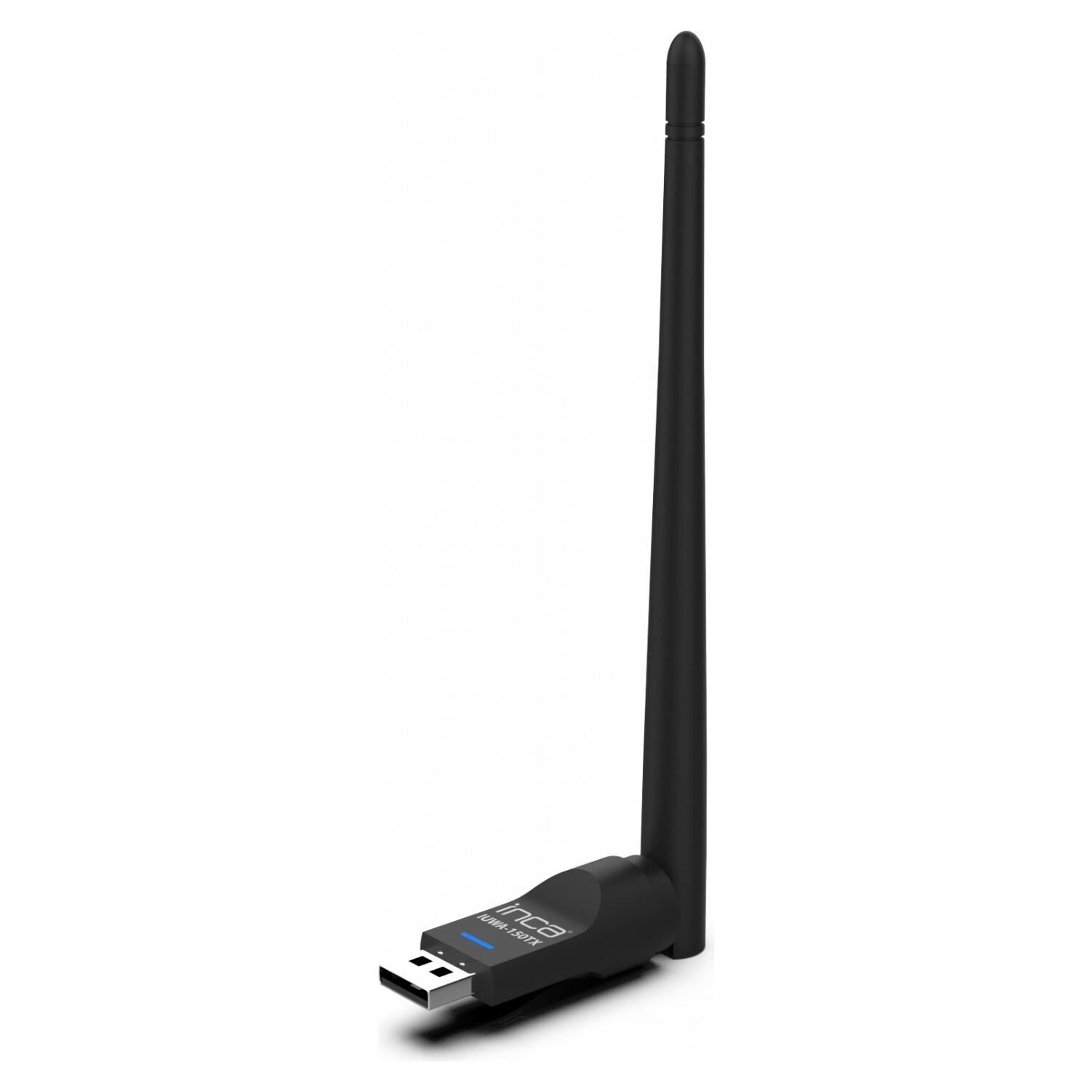 Inca IUWA-150TX USB Wi-Fi Adaptör 150 Mbps 5dbi Anten