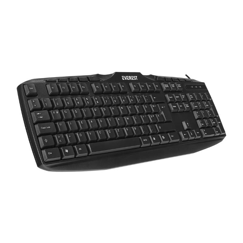 Everest KB-250U F Kablolu Klavye, Siyah