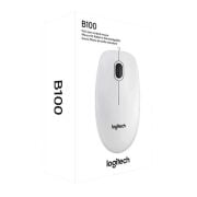 Logitech 910-003360 B100 Beyaz Kablolu Mouse