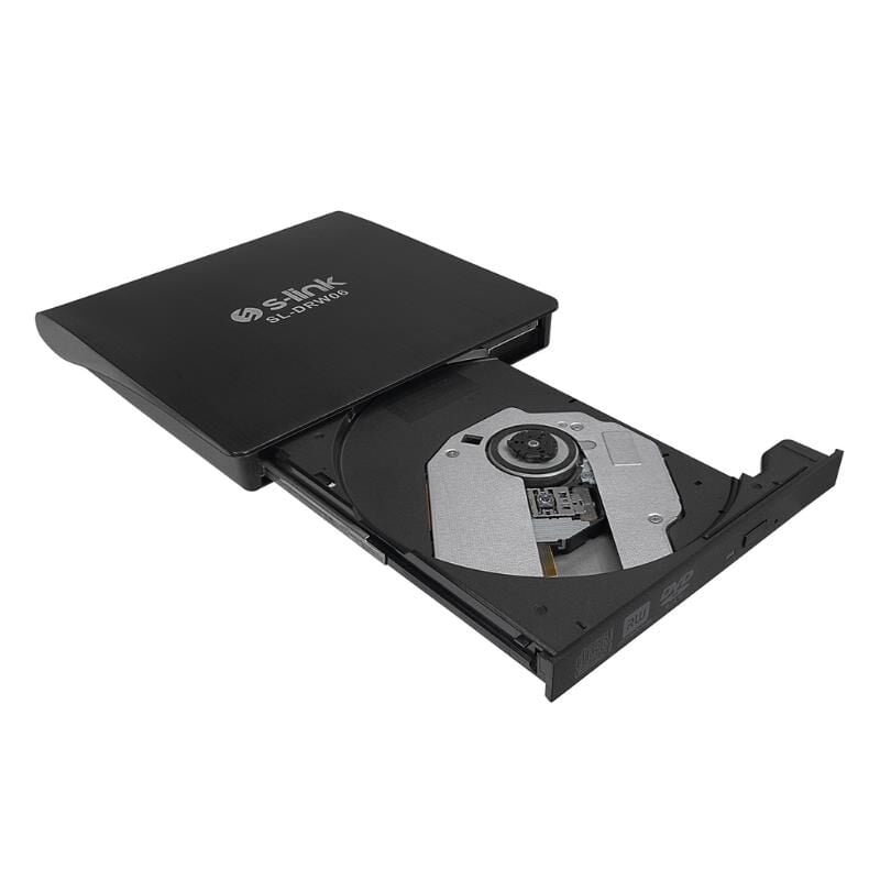 S-Link SL-DRW06 Taşınabilir Slim DVD-RW Siyah, USB 3.0