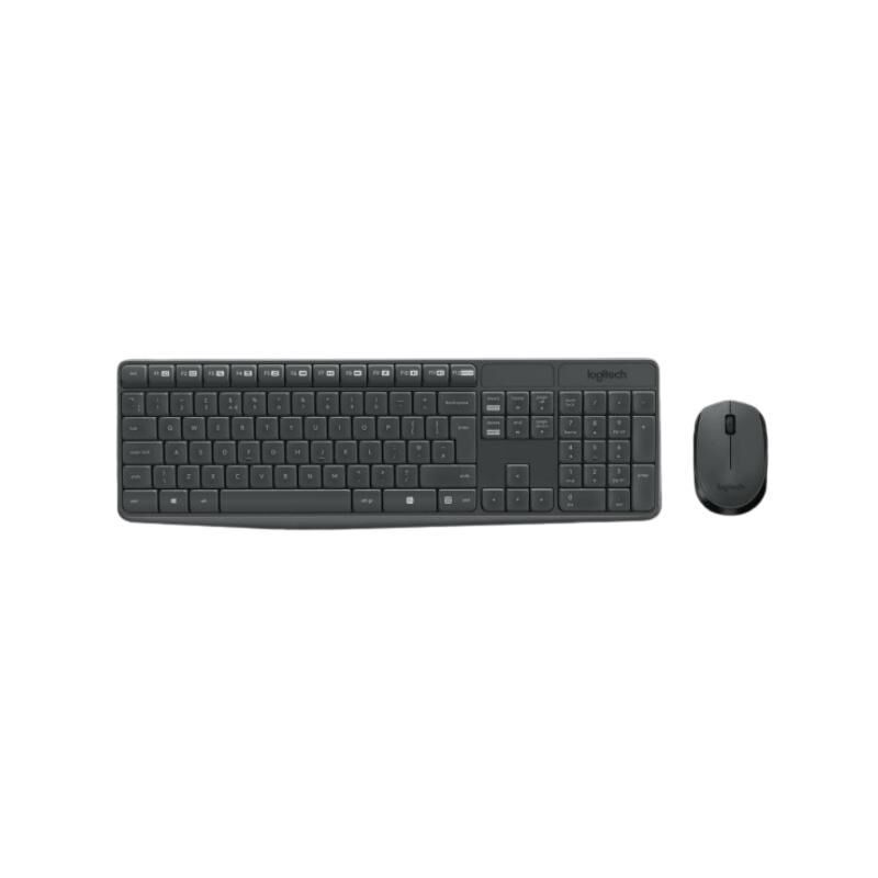 Logitech MK235 Kablosuz Klavye Mouse Set Gri - 920-007925