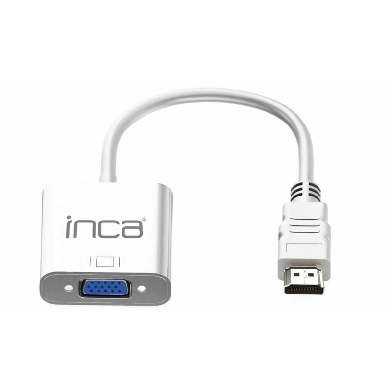 Inca IHTV-7TB HDMI To VGA + Aux Çevirici Beyaz