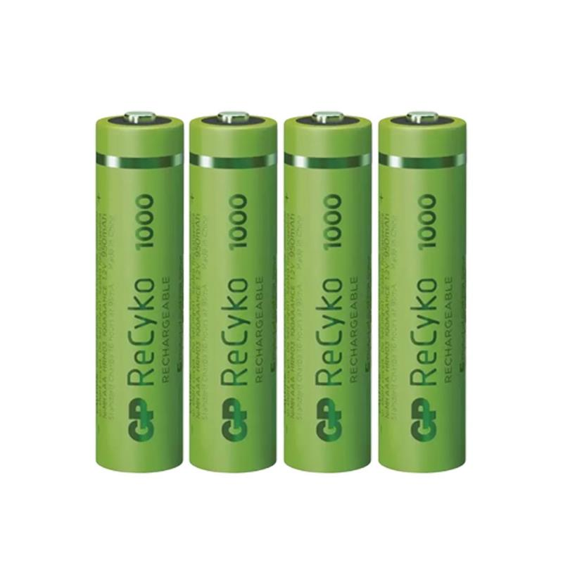GP AAA 950 mAh Şarjlı İnce Kalem Pil 4'lü Paket GP100AAHCEMTR-4LÜ