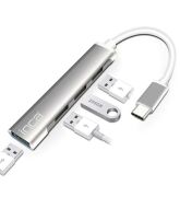 Inca IUSB-04T Type-C Girişli 4 Port Usb Çoklayıcı Hub, IUSB-04T