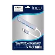 Inca Type-C Girişli 4 Port Usb Çoklayıcı Hub, IUSB-04T