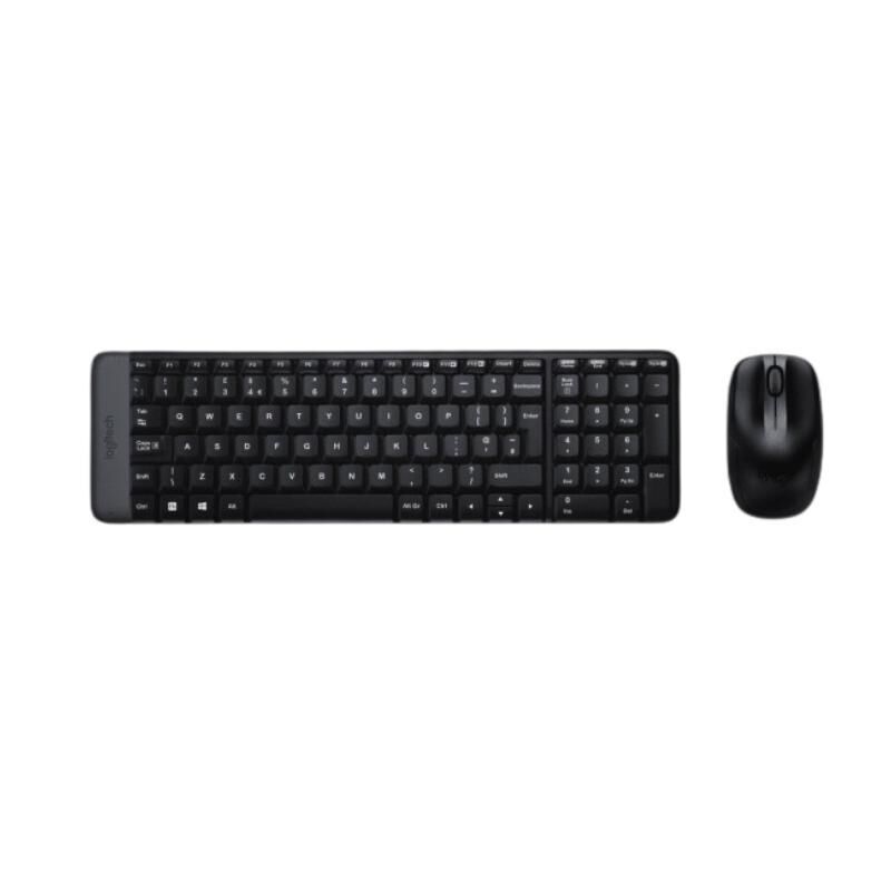 Logitech MK220 Kablosuz Klavye-Mouse Set Siyah - 920-003163