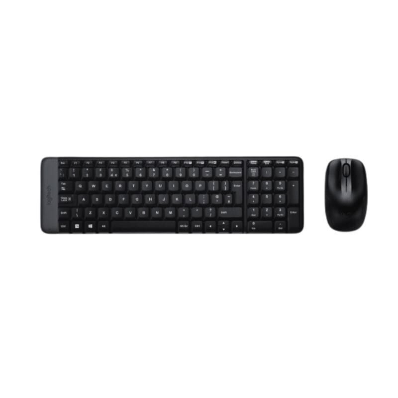 Logitech MK220 Kablosuz Klavye Mouse Set Siyah - 920-003163