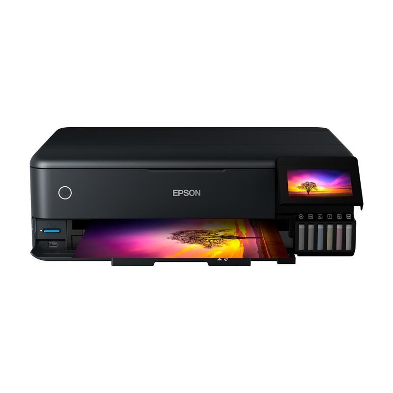 Epson L8180 A3+ Renkli Mürekkep Tanklı Foto Yazıcı, Tarayıcı, Fotokopi, Wi-Fi, Siyah (6 Renk)
