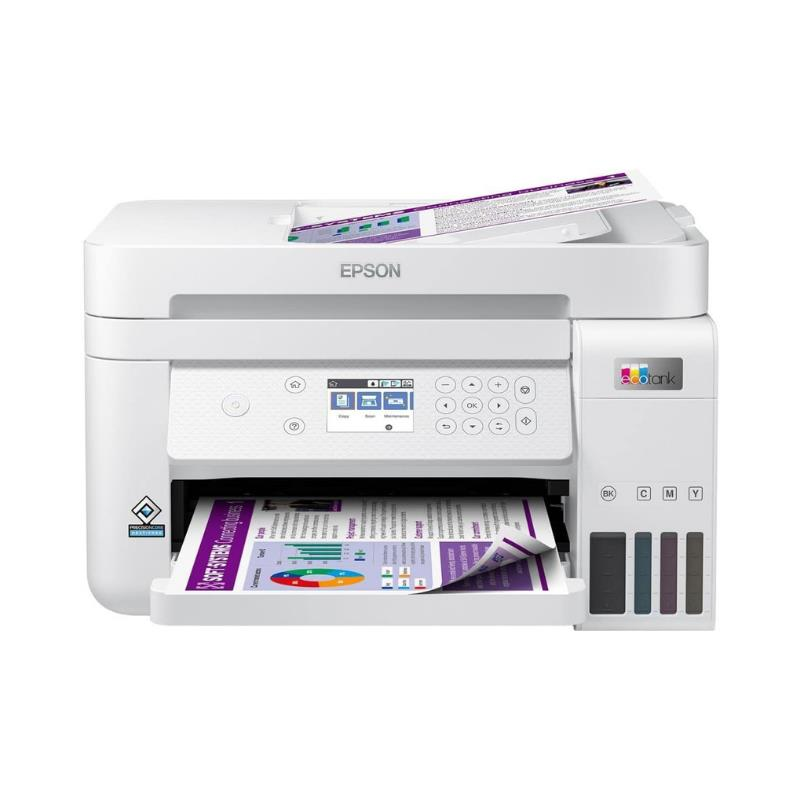 Epson L6276 Renkli Mürekkep Tanklı Yazıcı, Tarayıcı, Fotokopi, Wi-Fi, LAN, ADF, Dubleks, Beyaz